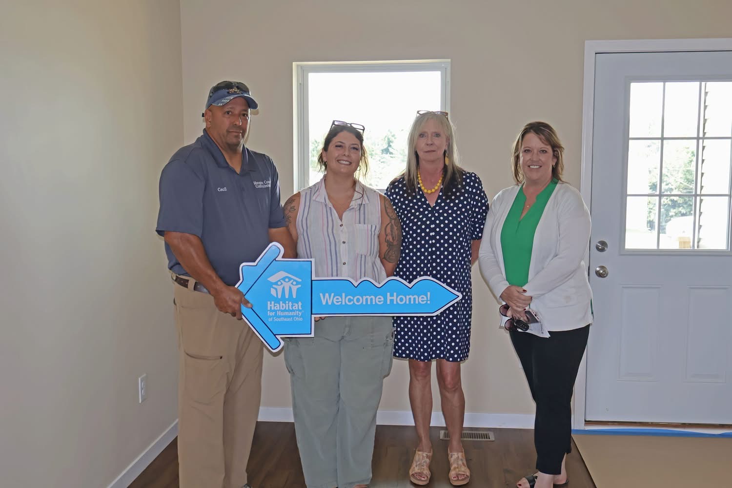 Dedication of the completed Chesterhill new-build home
